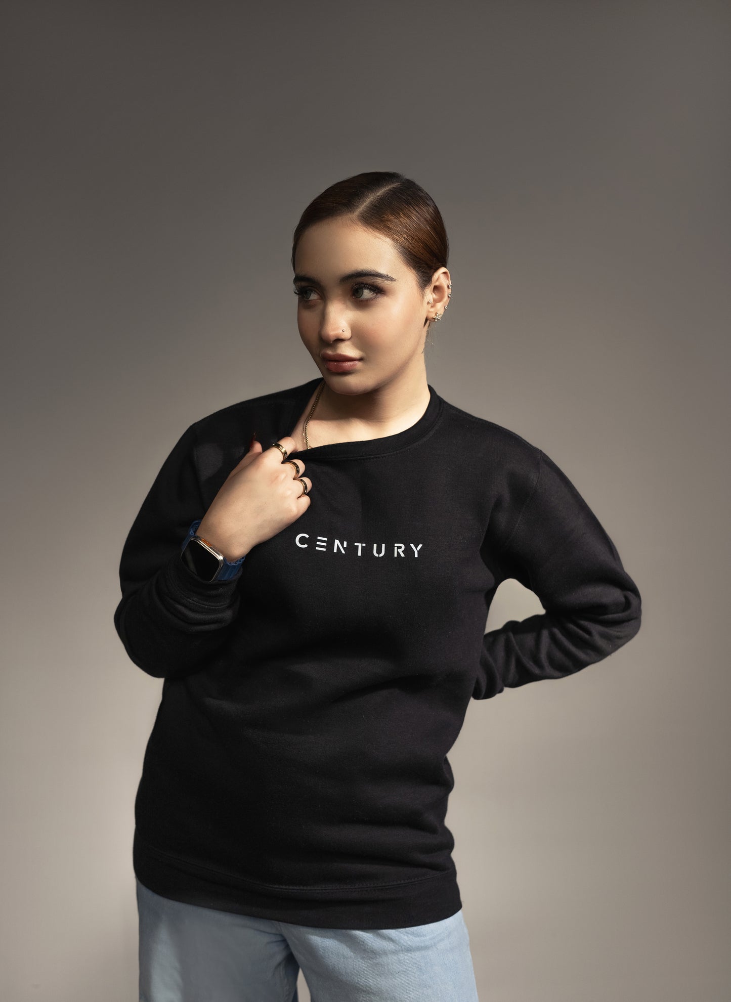 SWEATSHIRT - BLACK - UNISEX