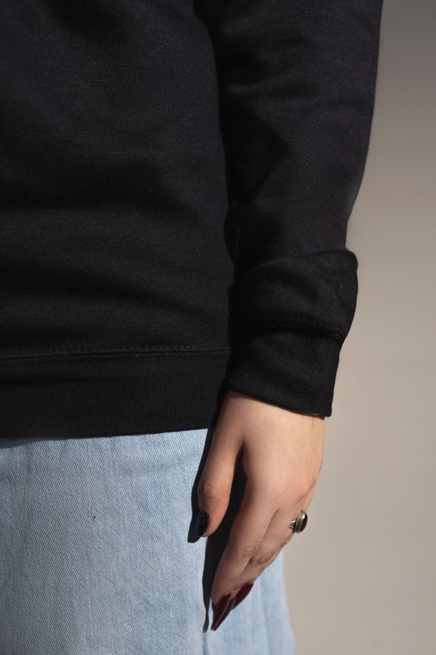 SWEATSHIRT - BLACK - UNISEX