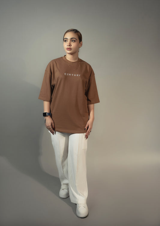 DROP SHOULDER - BROWN - UNISEX