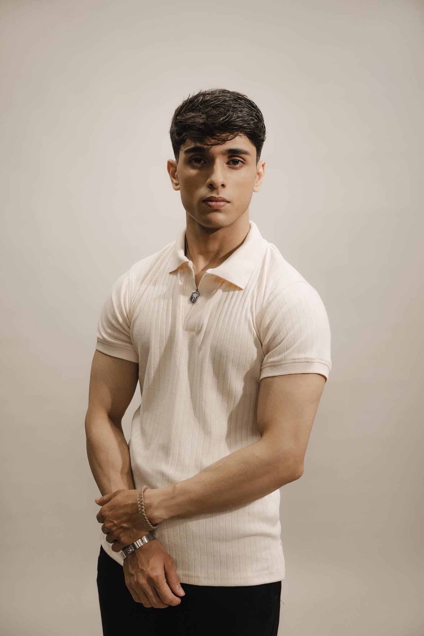 Century Ribbed Polo Shirt