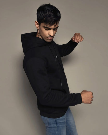 Century Premium Black Hoodie