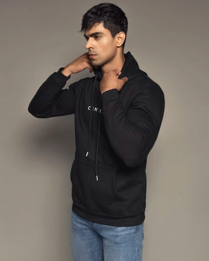 Century Premium Black Hoodie