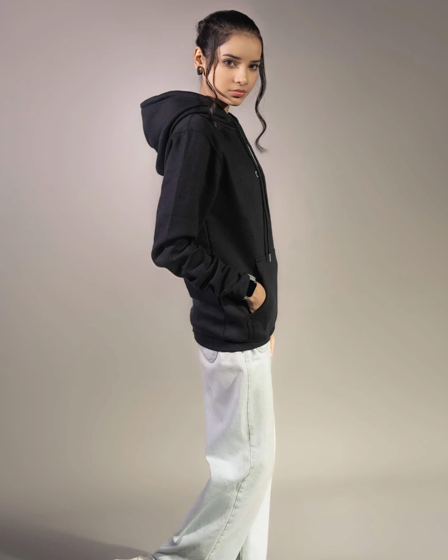 Century Premium Black Hoodie