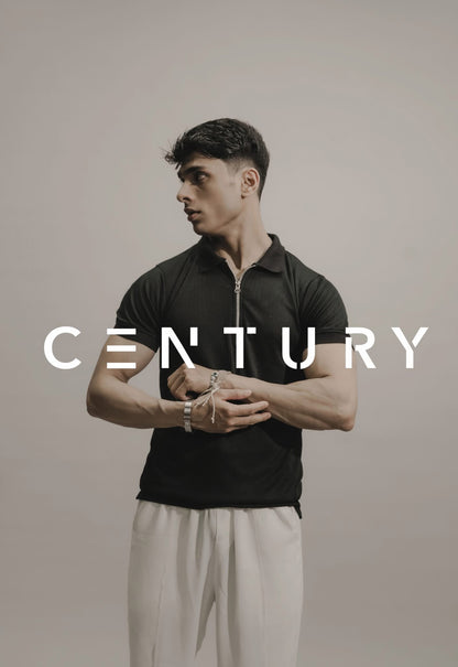 Century Half-Zip Polo Shirt